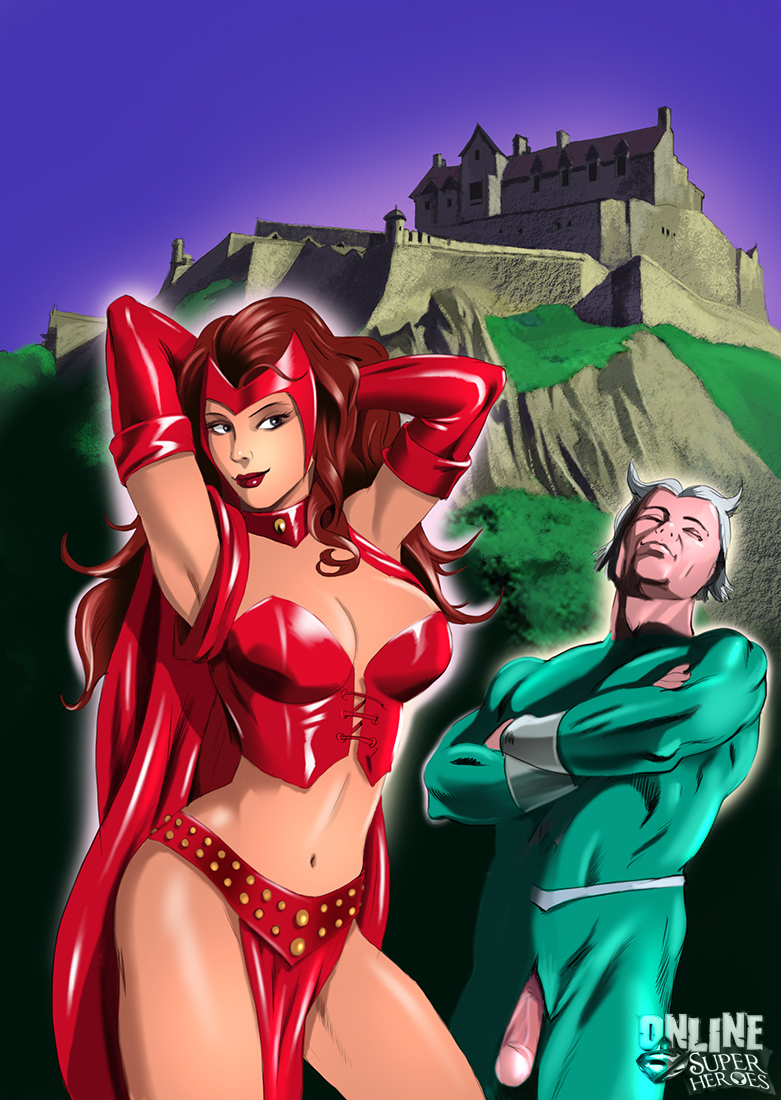 SureFap xxx porno X-Men - [Online SuperHeroes] - Scarlet Witch and Quicksilver Have The Kinkiest Sex Ever!