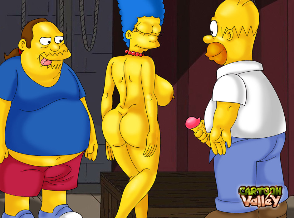 SureFap xxx porno The Simpsons - [CartoonValley][NEW] - Homer & Jeff Albertson Fucks Marge 2 (Two versions)