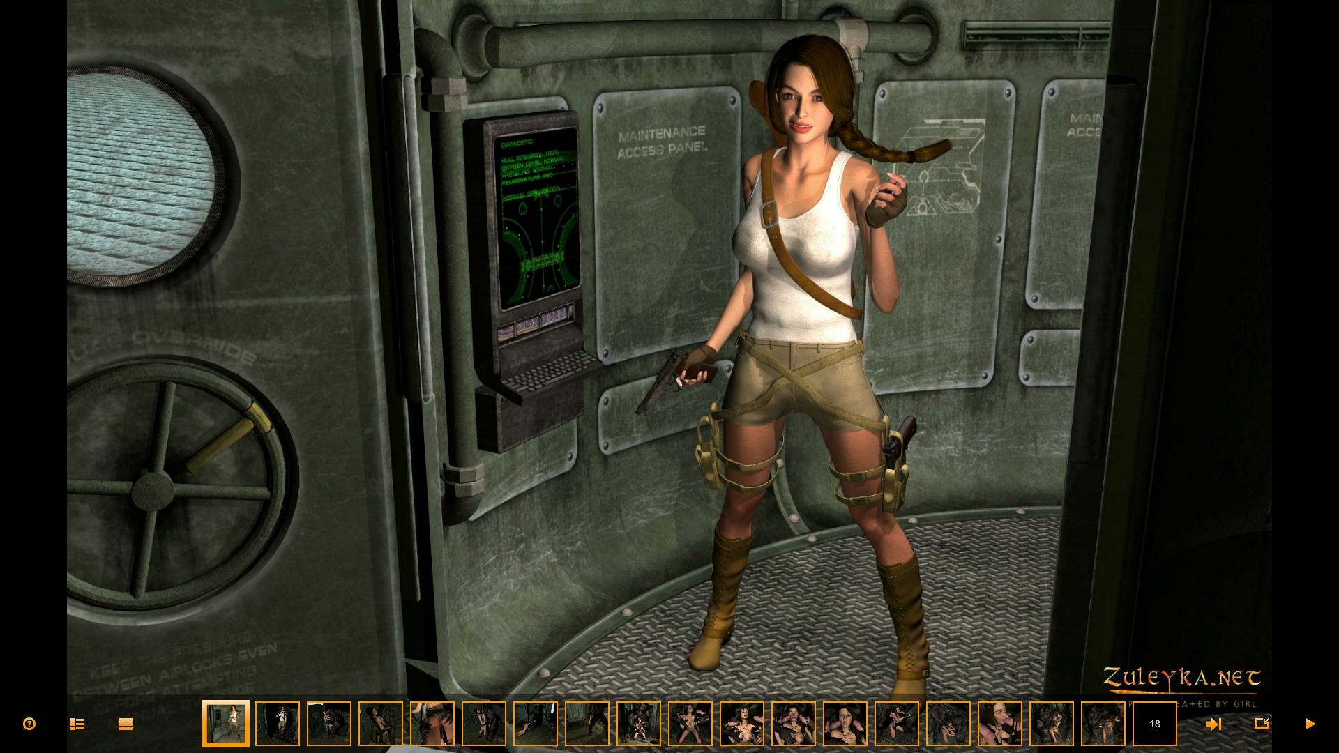 SureFap xxx porno Tomb Raider - [Zuleyka] - Fail of Lara - Another Adventure of Lara vs Werewolves
