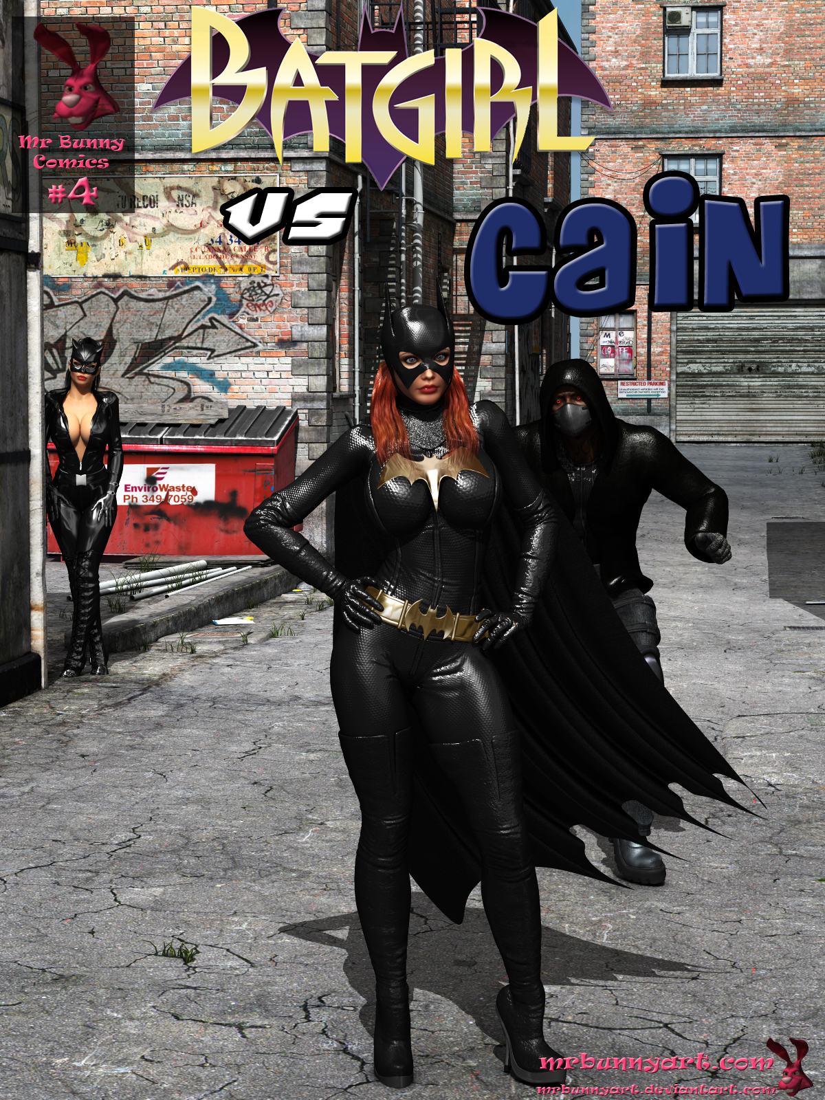 SureFap xxx porno Batman - [MrBunnyArt] - Comics #4 - Batgirl vs Cain