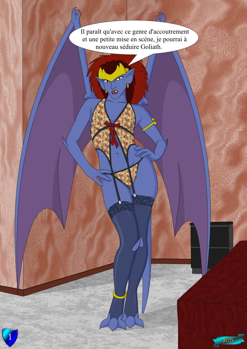SureFap xxx porno Gargoyles - [Fab3716] - Demona Poses in Sexy Lingerie