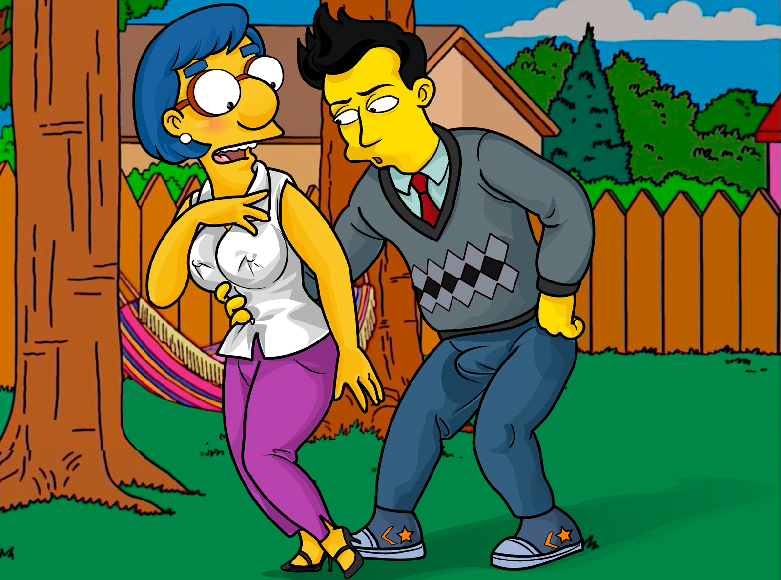 1600px x 1189px - The Simpsons - [XL-Toons] - Milhouse's Mom Has Sex With A Younger Man xxx |  SureFap