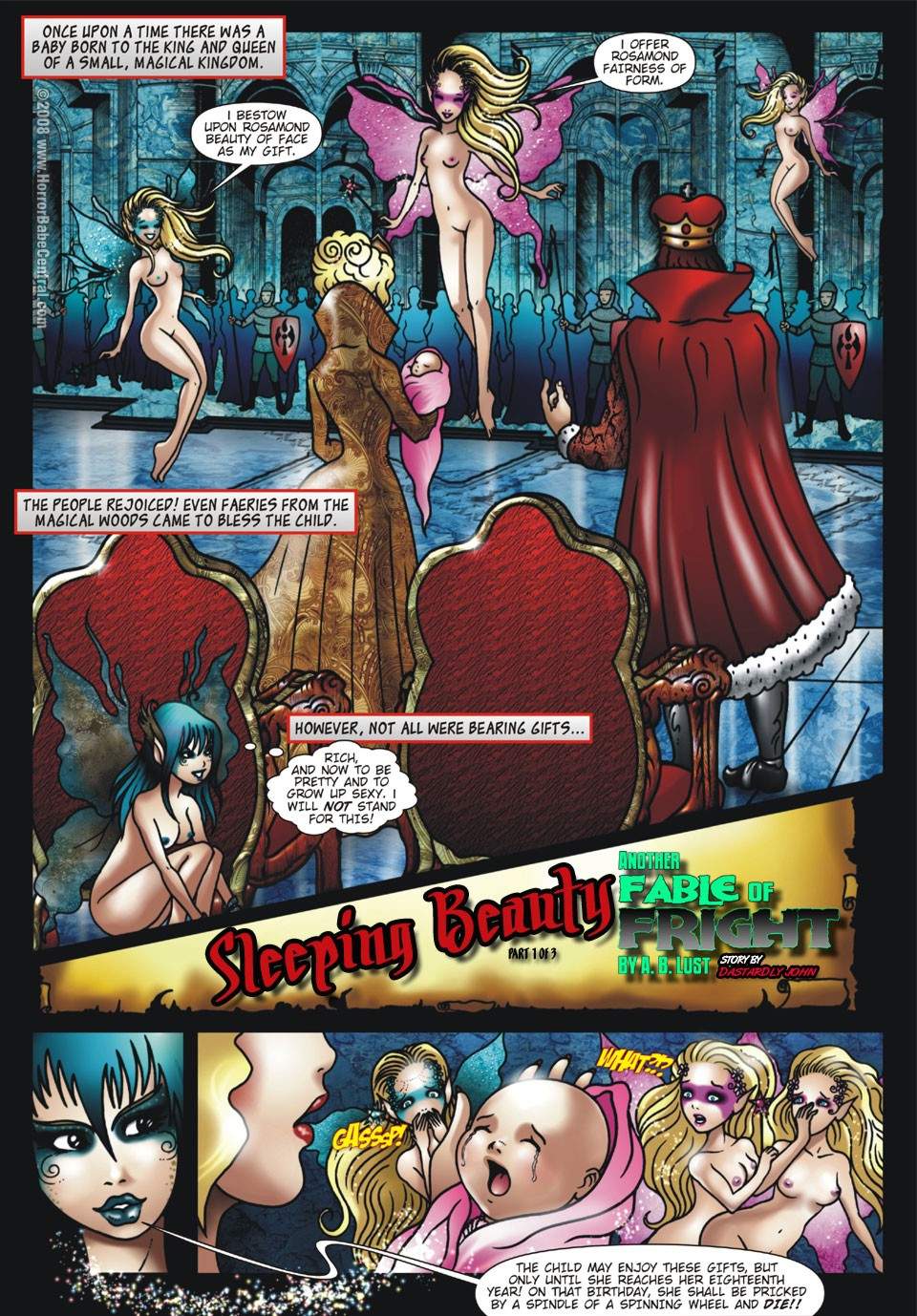 SureFap xxx porno Sleeping Beauty - [HorrorBabeCentral][A.B. Lust] - Another Fable of Fright - Sleeping Beauty Part 1 of 3
