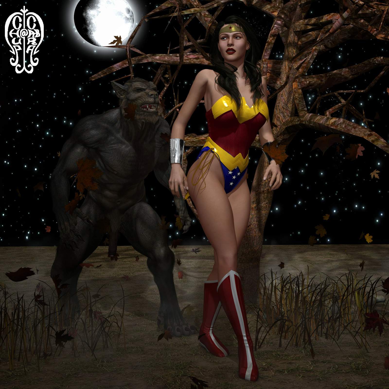 SureFap xxx porno Wonder Woman - [Chup@Cabra] - Diana vs The Lycan