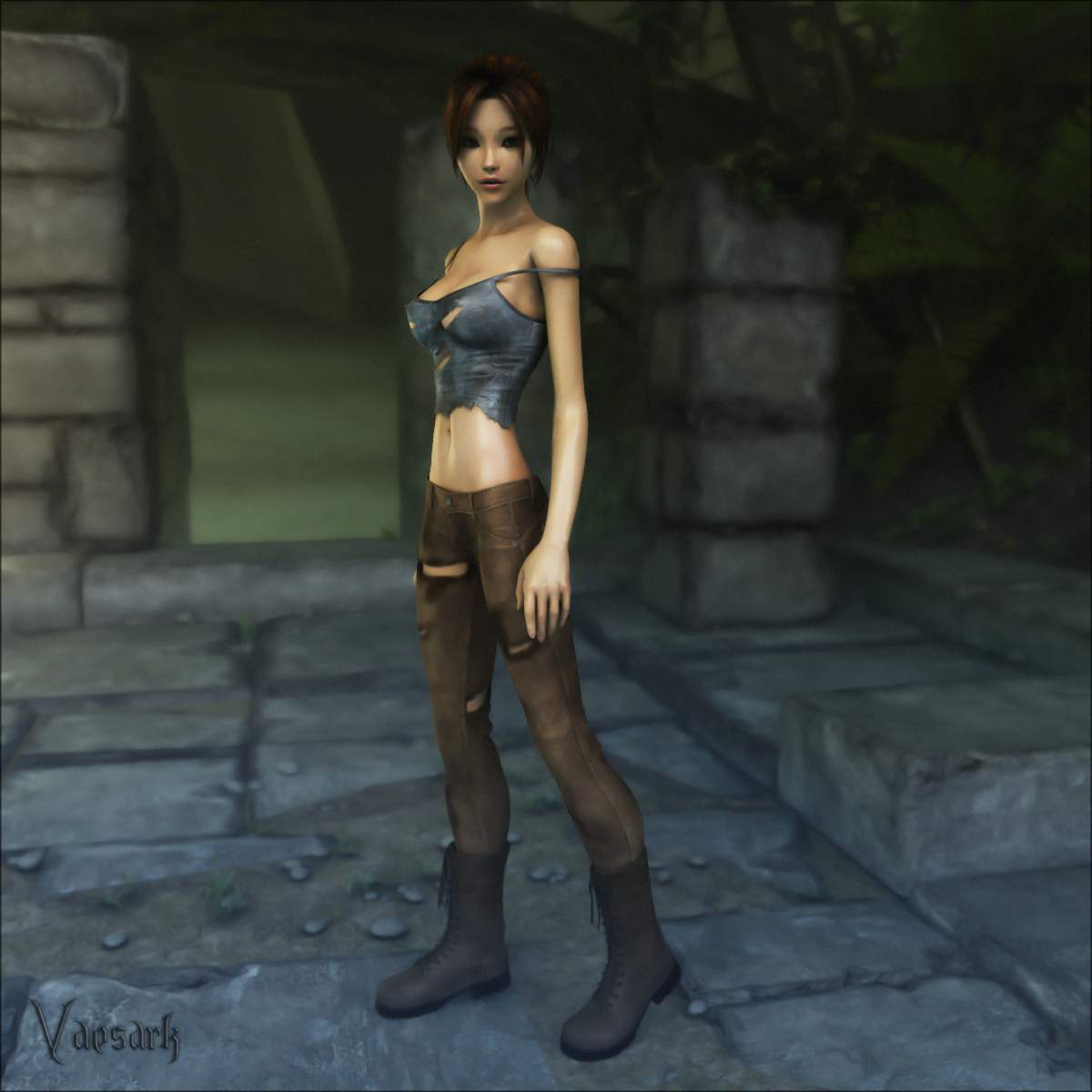 SureFap xxx porno Tomb Raider - [Vaesark](CG54) - Lara and the Gorillas