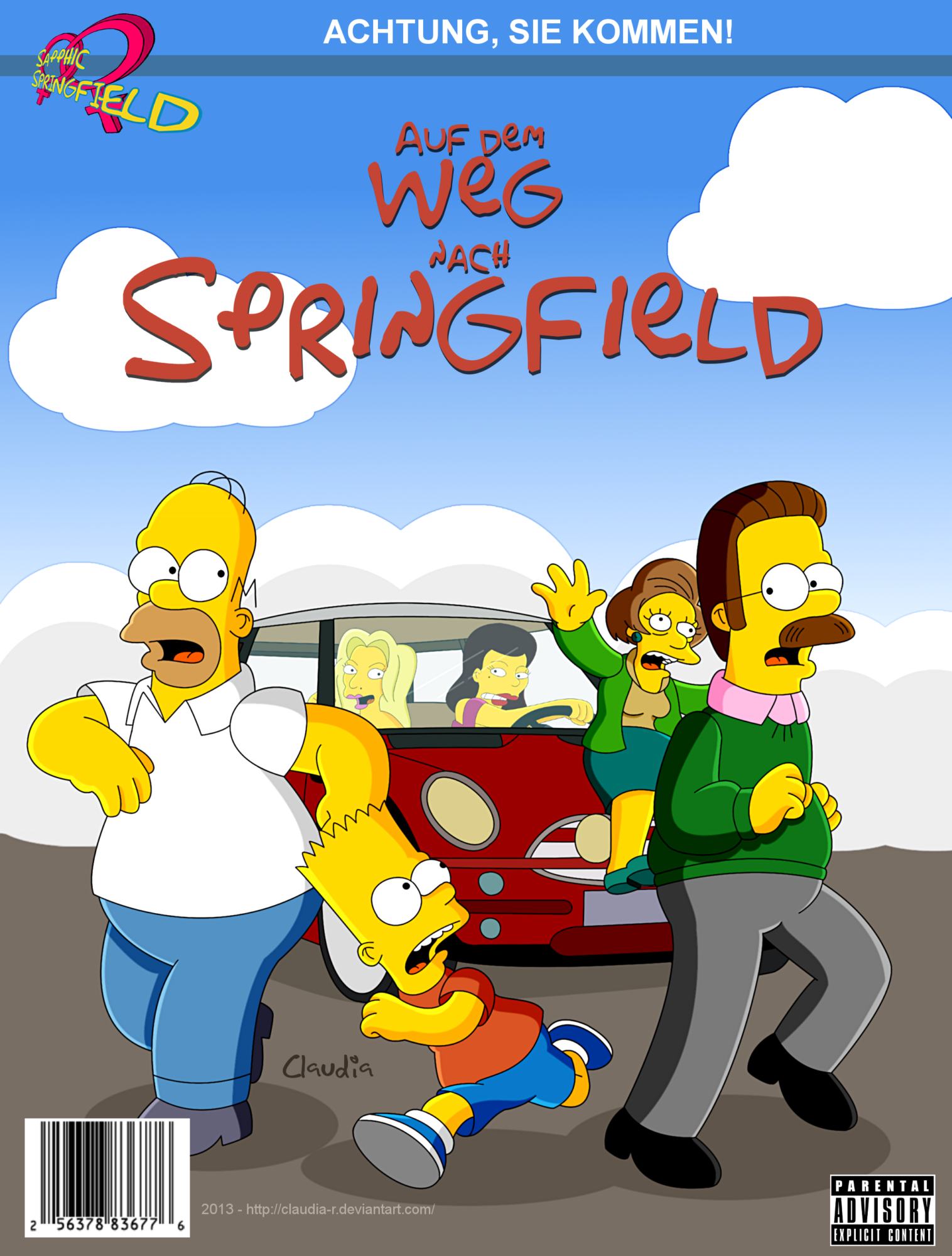 SureFap xxx porno The Simpsons - [Claudia-R(Riviera)] - 1 - Road To Springfield
