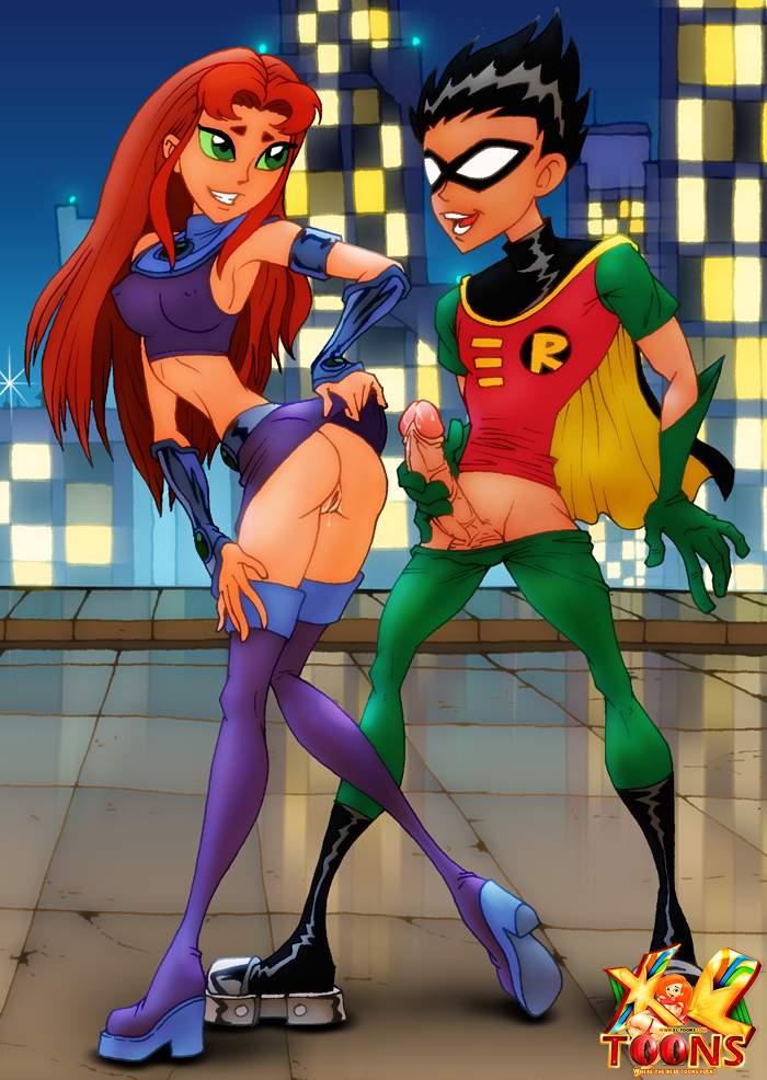 SureFap xxx porno The Teen Titans - [XL-Toons] - Robin And Starfire Fucking Together