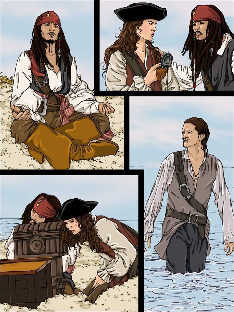 Pirates of the Caribbean - [Sinful Comics] - Three Friends xxx | SureFap
