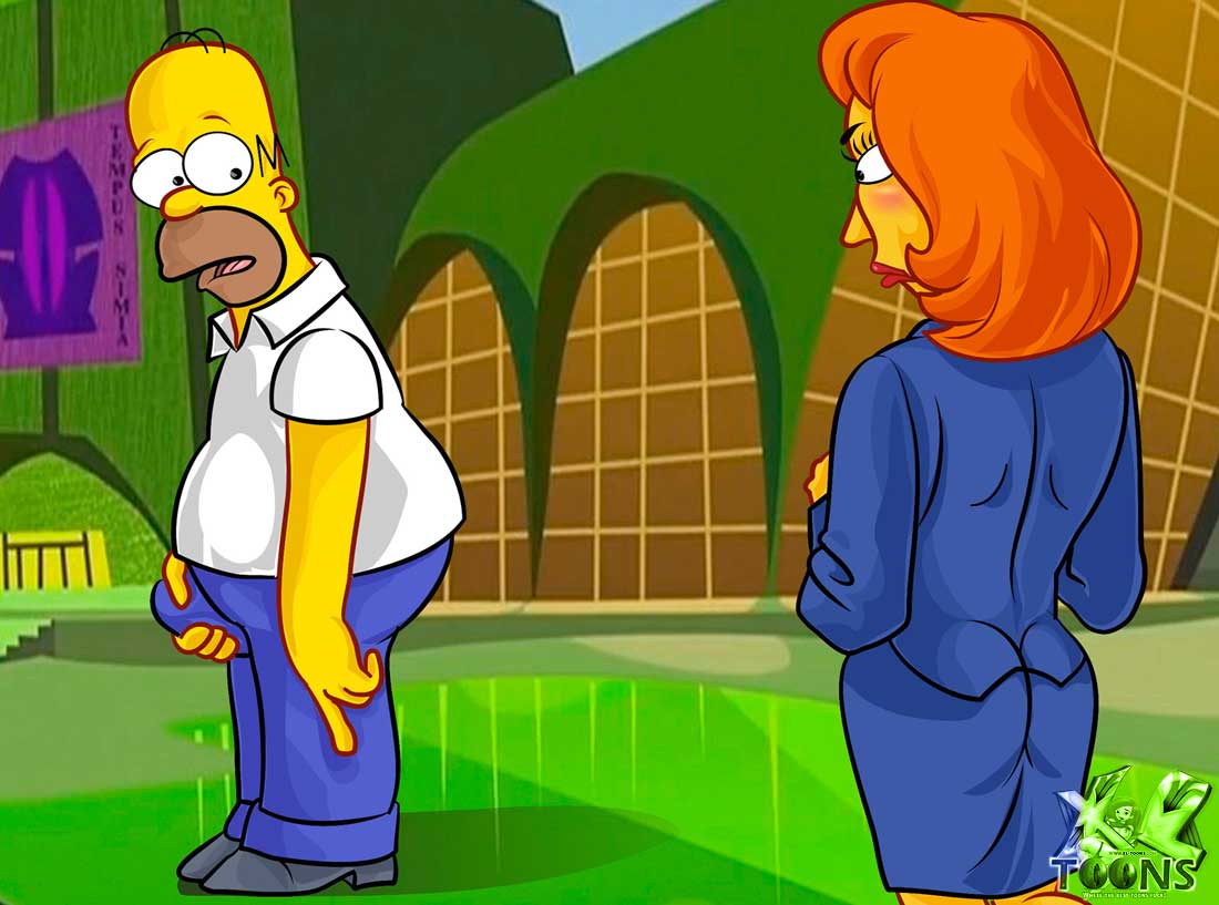 SureFap xxx porno The Simpsons - [XL-Toons] - Homer Cheats On Marge With A Sexy Redhead Babe