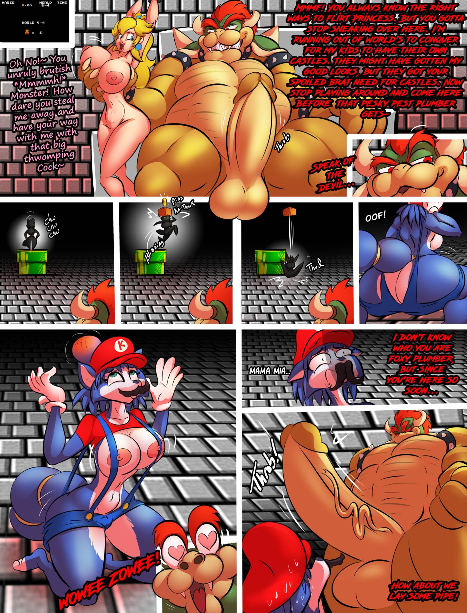 SureFap xxx porno Super Mario Bros - [TheBigBadWolf01] - Basque Comic: Krystal Fucks Up