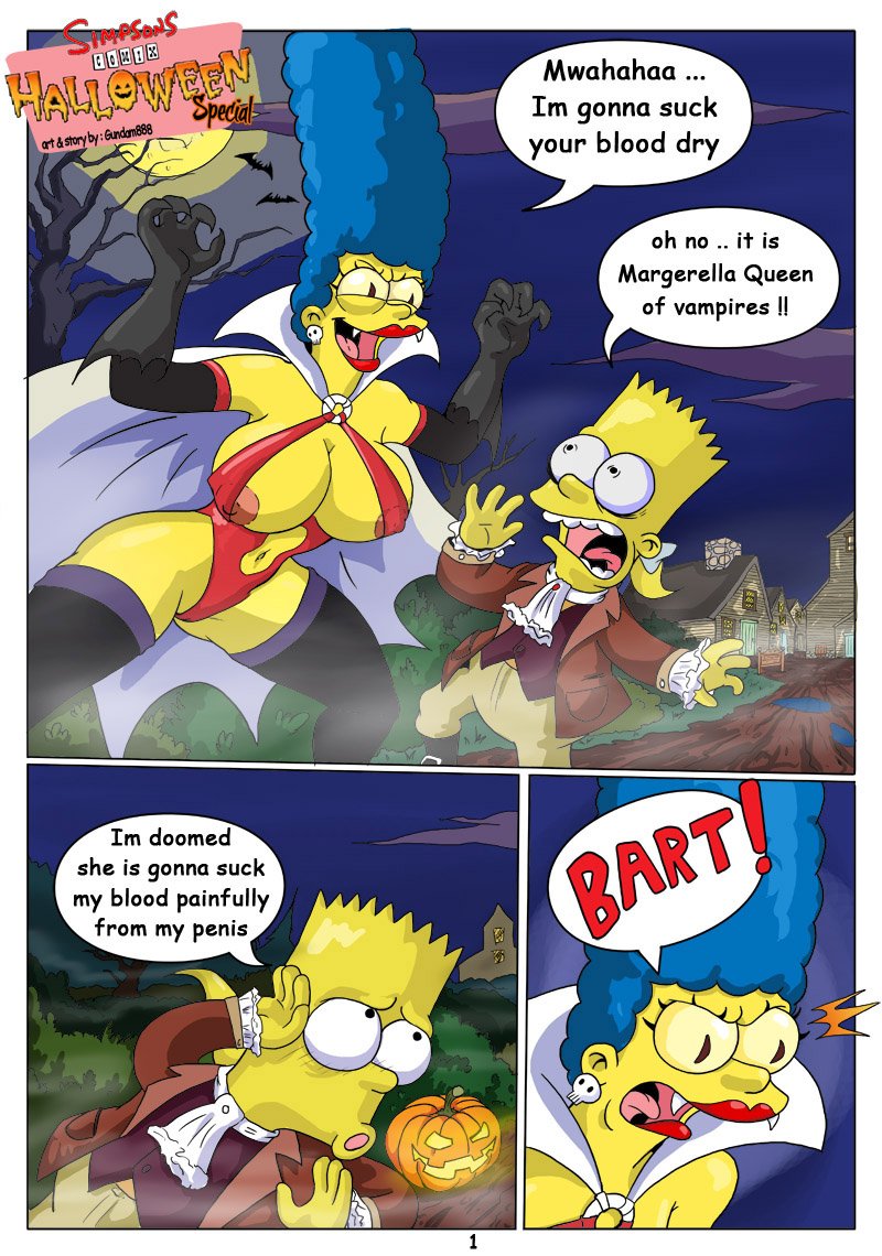 SureFap xxx porno The Simpsons - [Gundam888] - Halloween Special