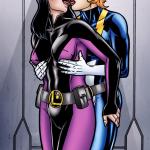 Legion of Super-Heroes - [Leandro Comics][Gallery58] - Lightning Lass and Shrinking Violet is Steamy Lesbian Action