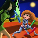 Kim Possible - [XL-Toons] - Kim And Shego In A Kinky Lesbian Catfight With Dildos