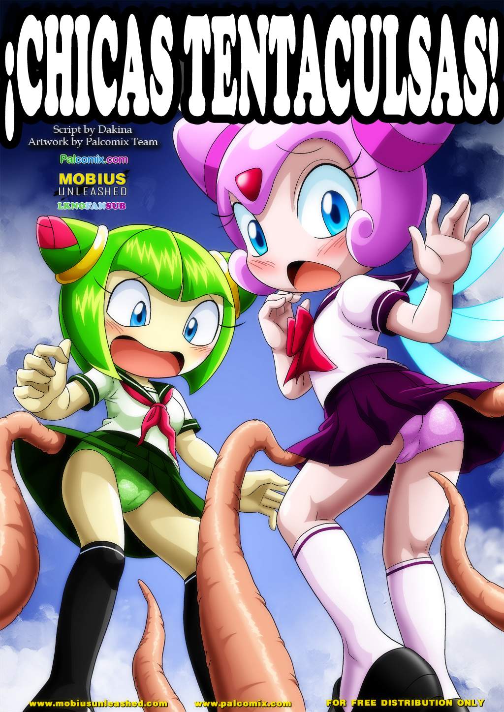 SureFap xxx porno Sonic - [Palcomix][Mobius Unleashed] - Tentacled Girls! 1