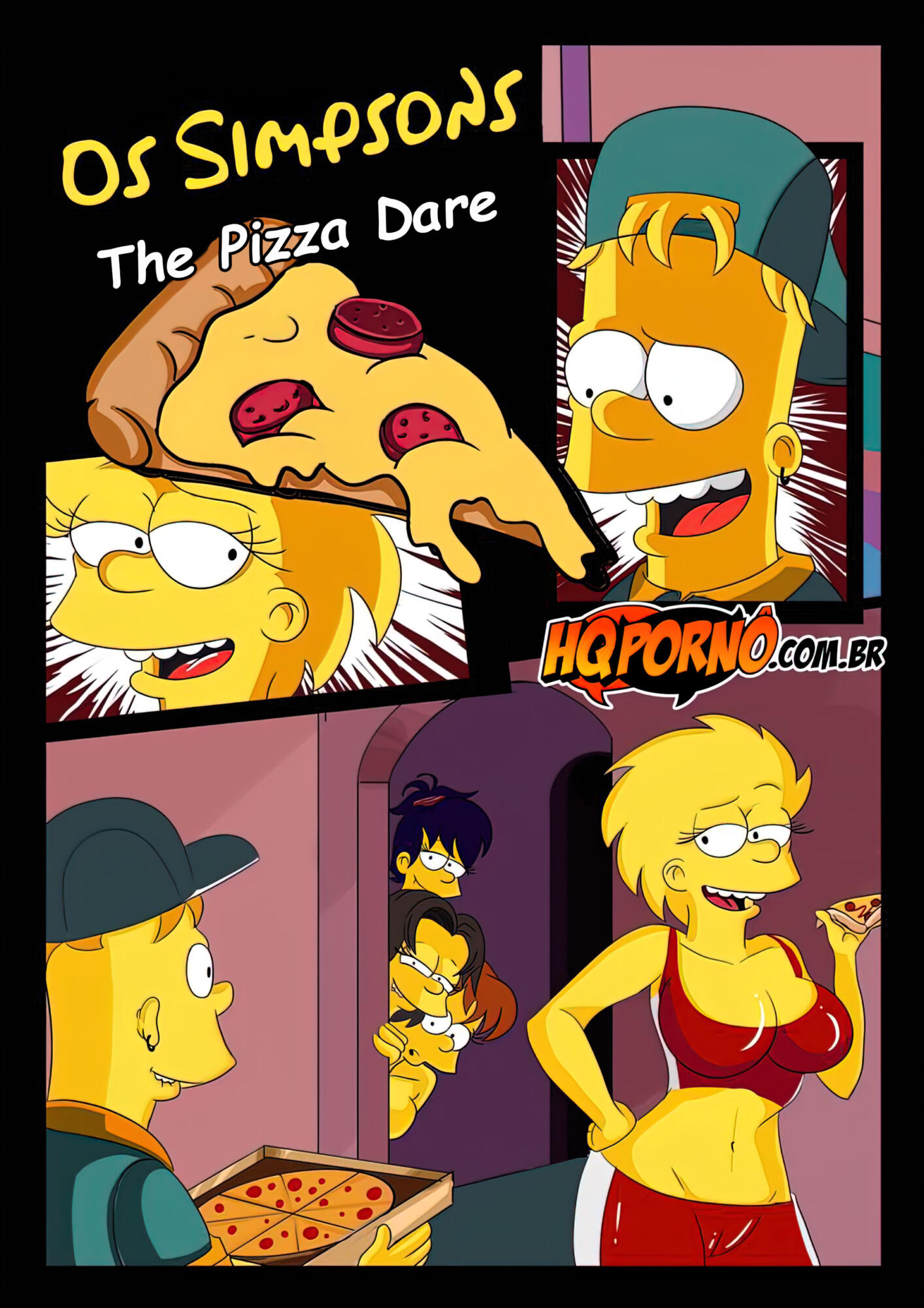 The Simpsons - [HQ porno] - Simpsexys HQ 05 - O Desafio da Pizza xxx |  SureFap