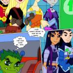 The Teen Titans - [Online SuperHeroes][Comics][39] - The Teen Titans Are Having Sex On The Plane