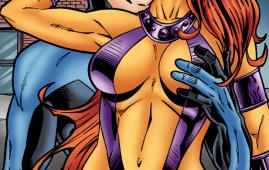The Teen Titans - [Leandro Comics] - Starfire And Nightwing